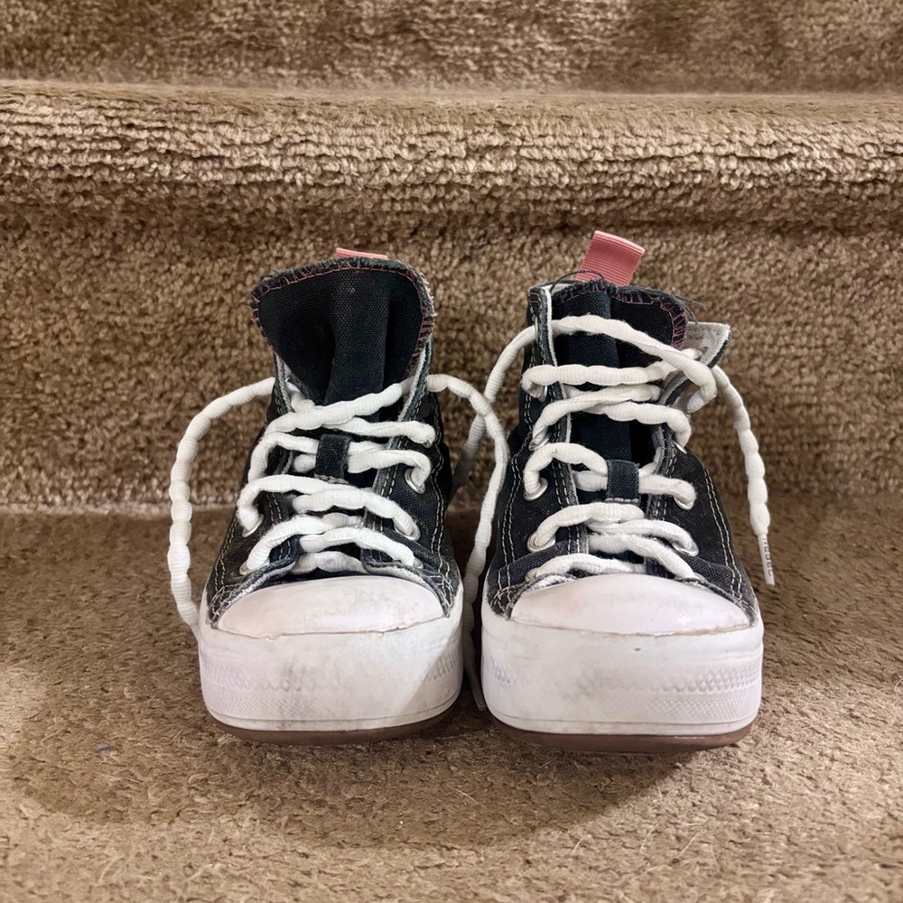 CONVERSE Chuck Taylor All Star Move Kids Girls Platform Sneakers 12 Youth High T